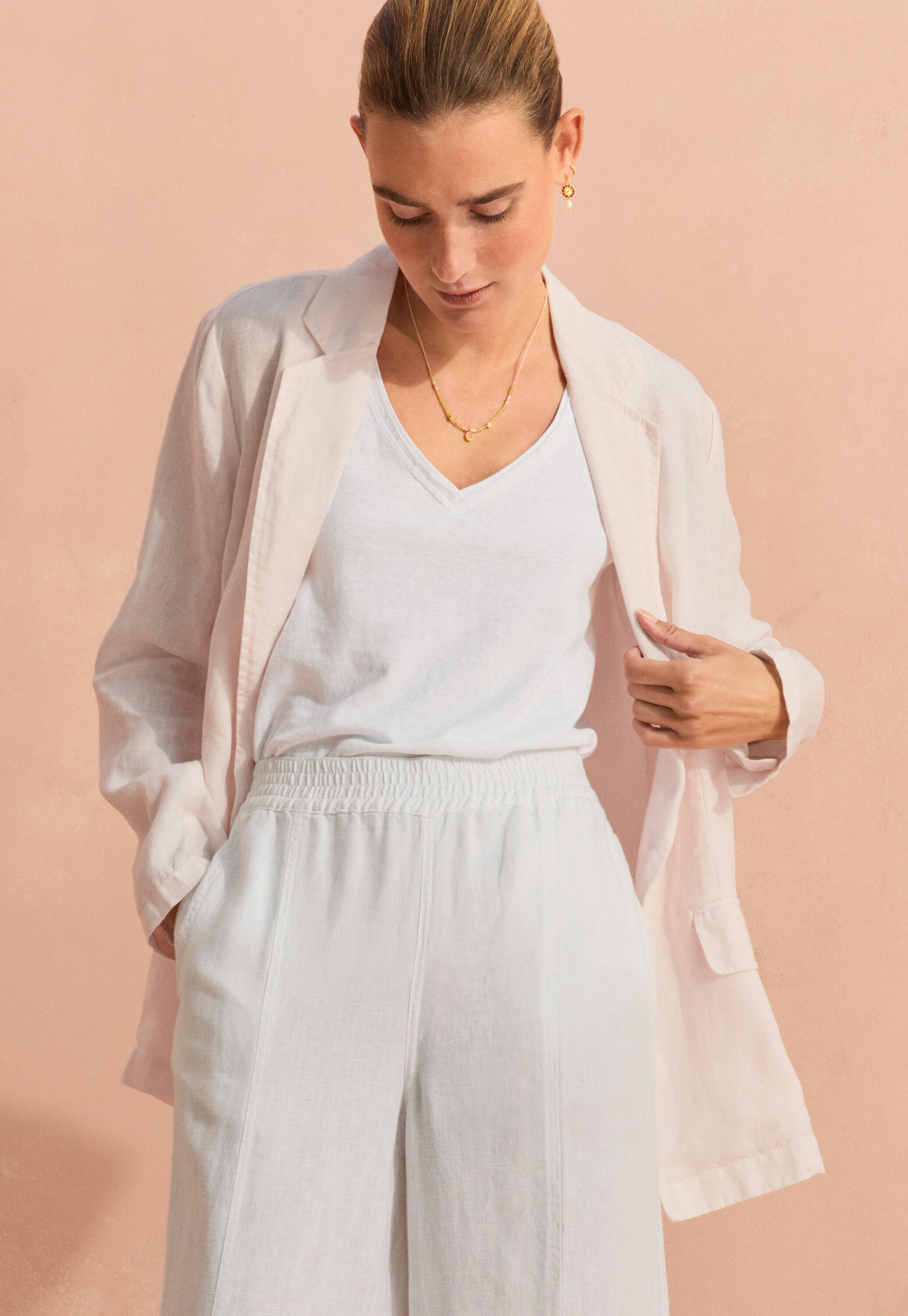 Cardigan mit Zopfmuster
