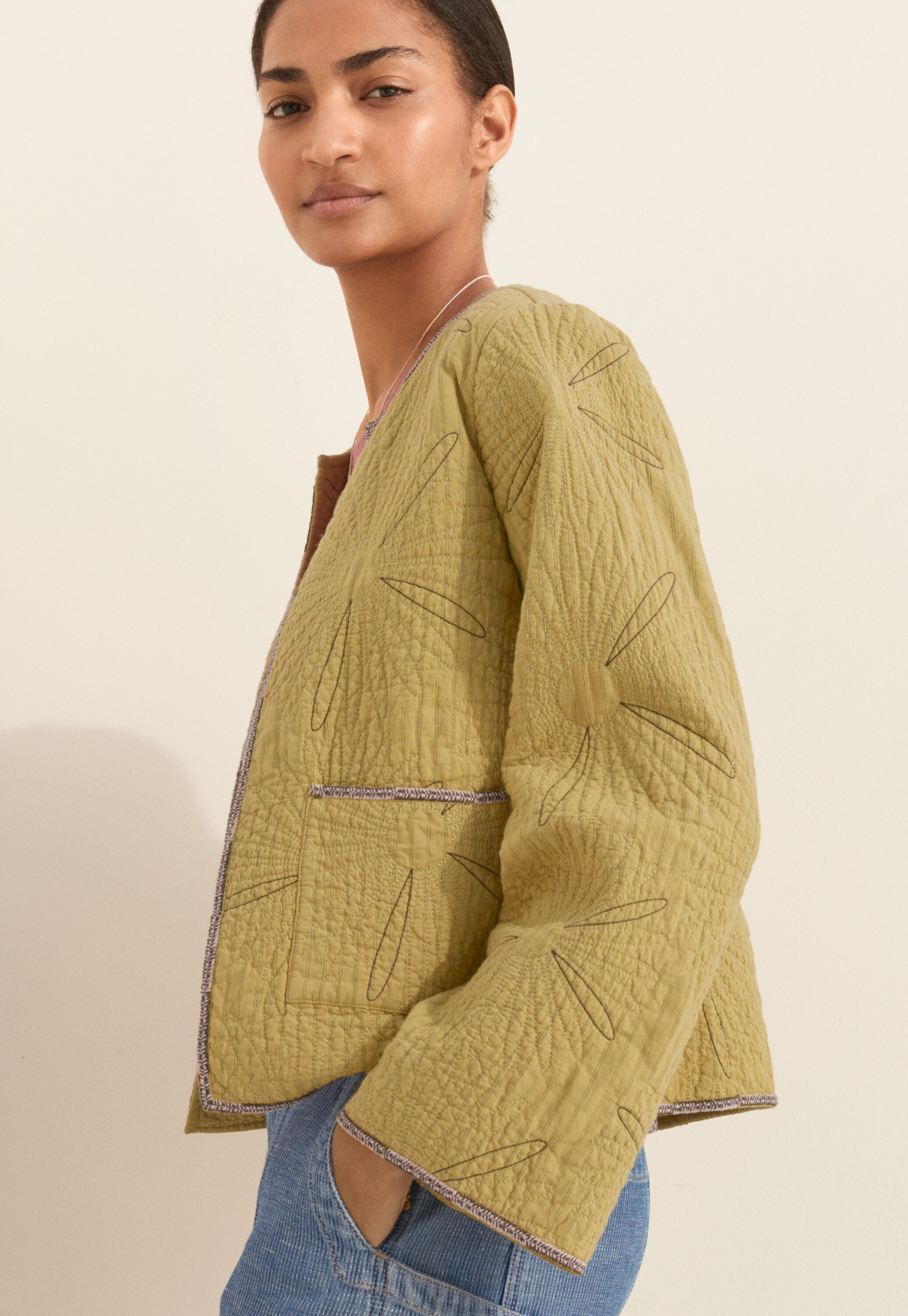 Cardigan mit Zopfmuster