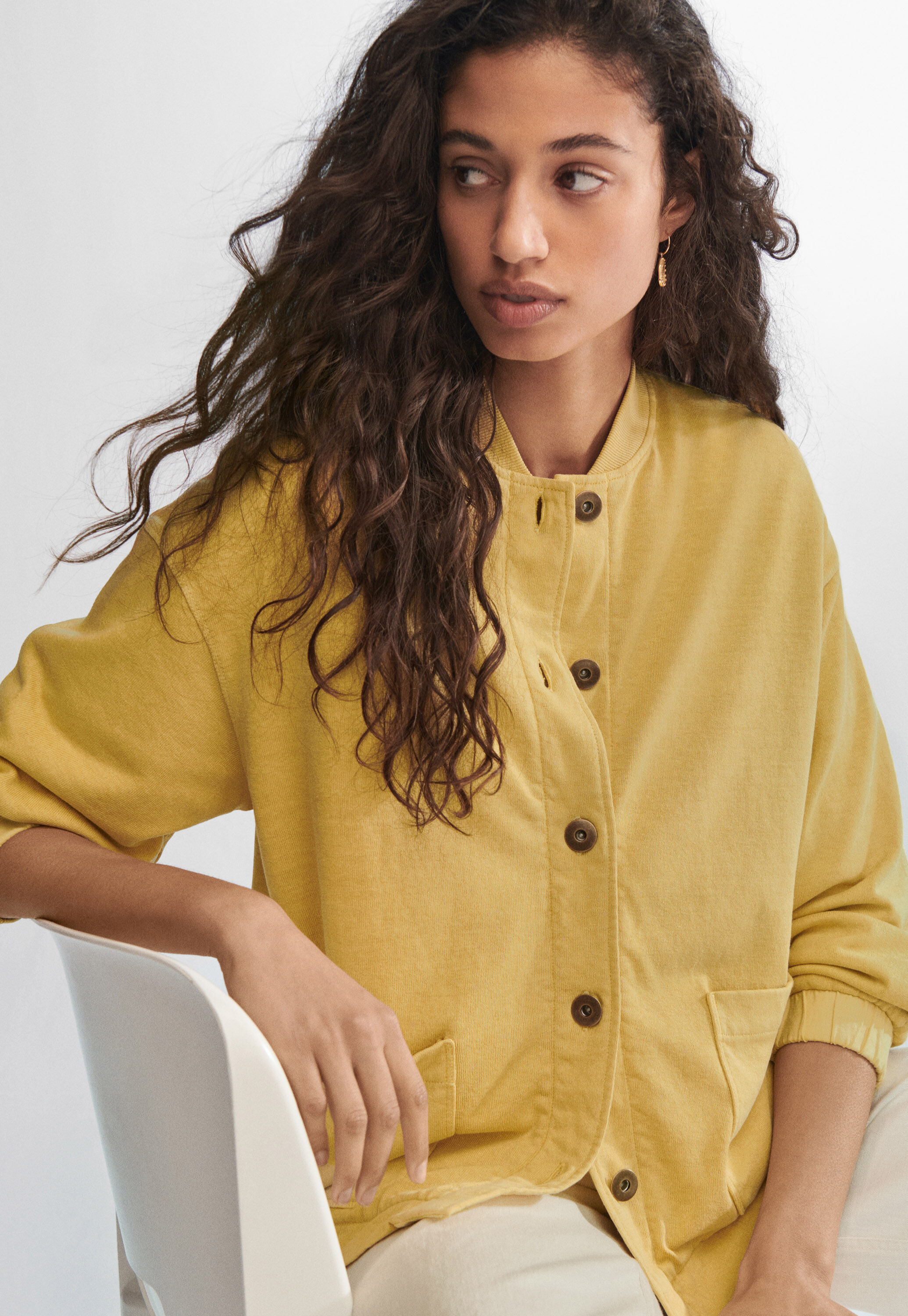 Cardigan mit Zopfmuster