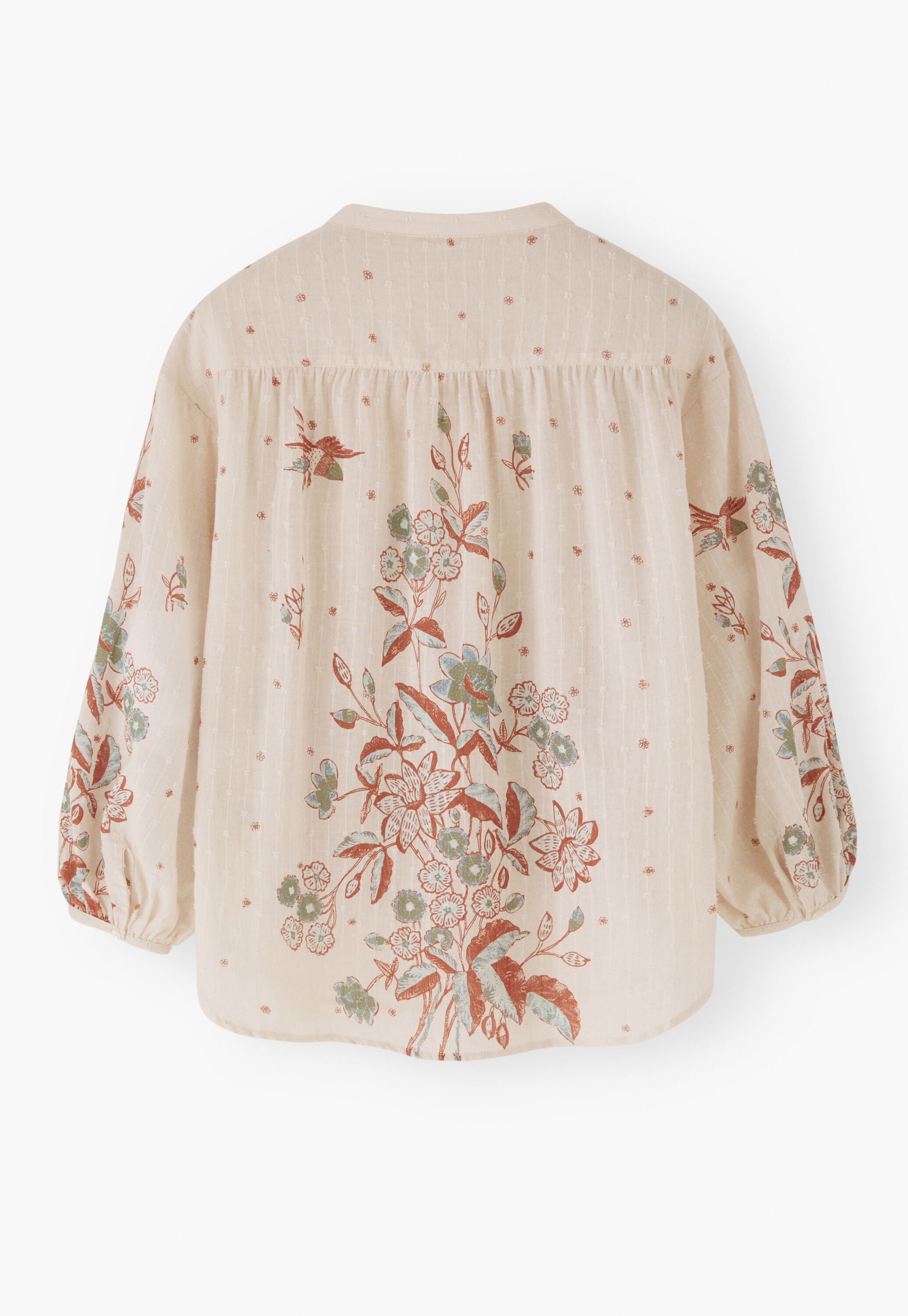 Bedruckte Boyfriend-Bluse
