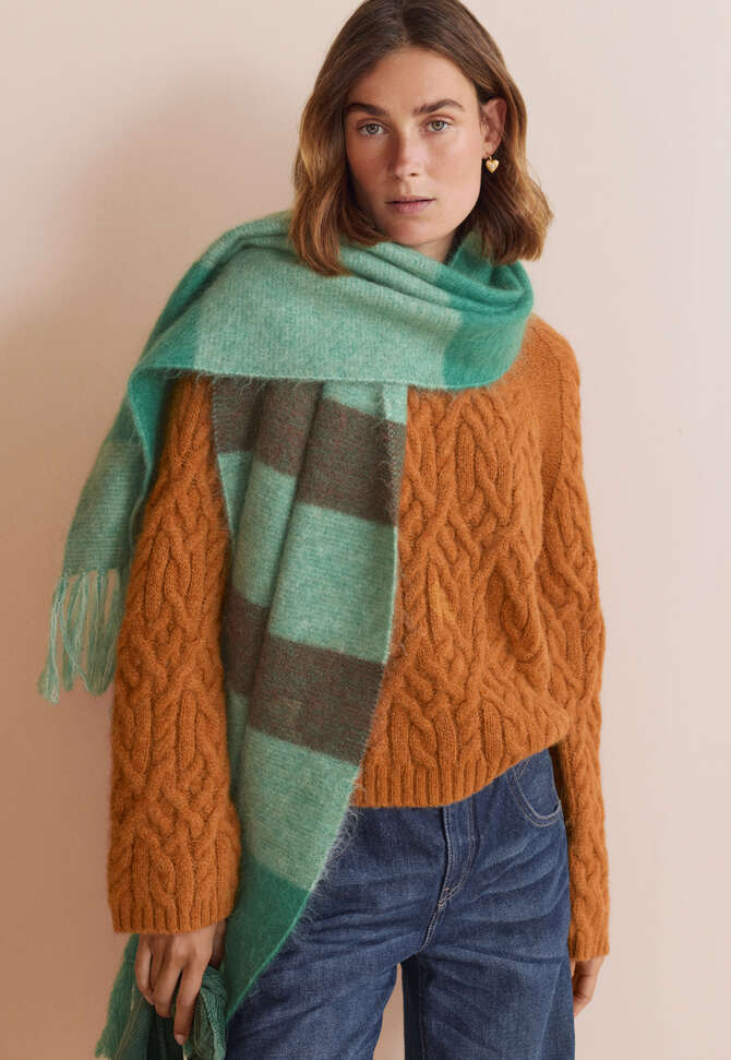 Mohairschal, Smaragd, completeTheLook