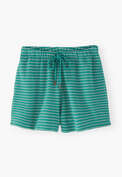 Gestreifte Shorts, T&uuml;rkis/Rosa, webstill