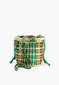Umh&auml;ngetasche, Khaki/Jade, webstill