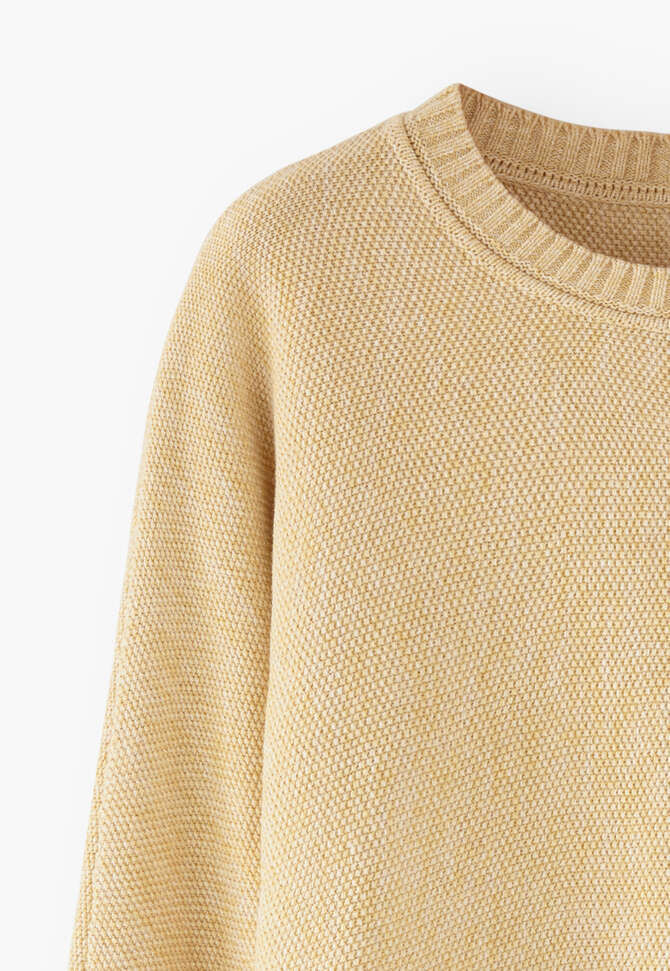 Perlmuster-Pullover, Pastellgelb, completeTheLook