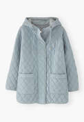 Steppjacke, Chambray, webstill