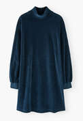 Sweatshirtkleid aus Jersey, Indigo, webstill