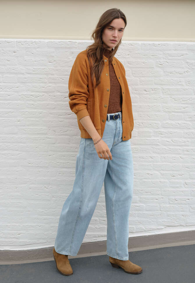 Pointelle-Pullover, Schokolade, completeTheLook