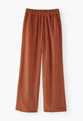 Lockere Hose, Rote Tonerde, webstill
