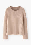 Raglanpullover, Bl&uuml;te, webstill