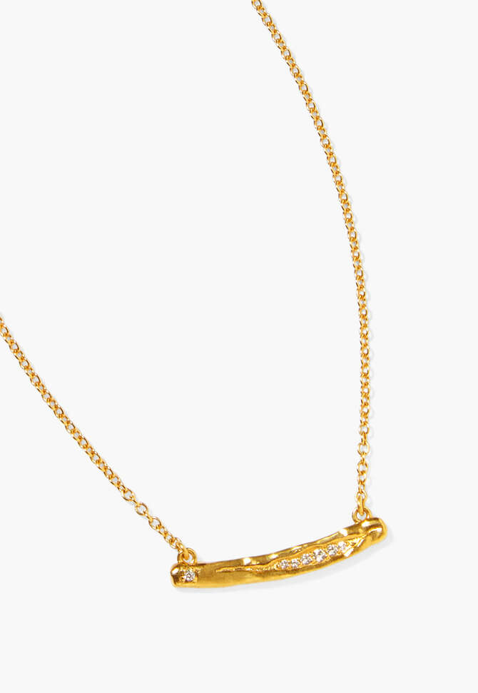 Stab-Halskette, Gold, completeTheLook