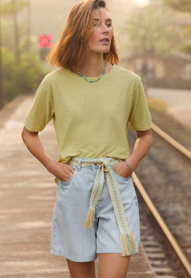 Kastiges T-Shirt, Zartes Pistaziengr&uuml;n, completeTheLook
