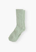 Socken im Spitzenmuster, Helles Gr&uuml;n, webstill