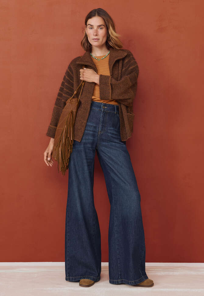 Strickjacke, Espresso, completeTheLook