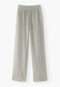 Entspannte Hose, Salbeigrau, webstill