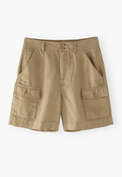 Utility-Shorts, Khaki, webstill